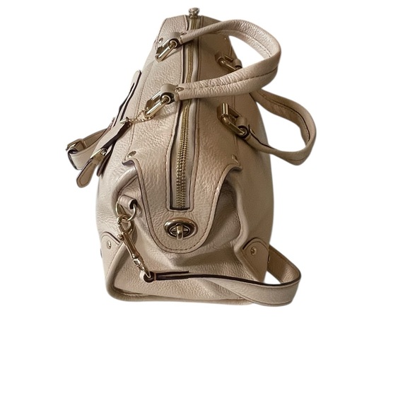 Coach Beige Leather Satchel - Picture 3 of 8